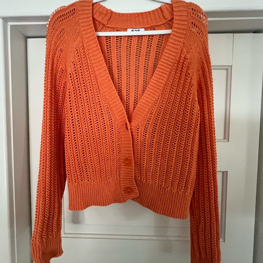 Orange Knit Sweater